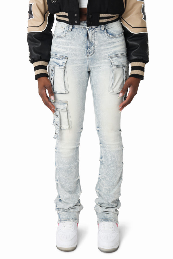 Double Belt Loop Utility Pants - Tiller Blue