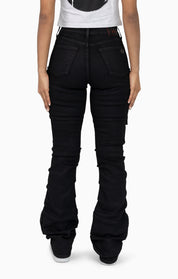 Cut-Line Utility Pants - Glow Black
