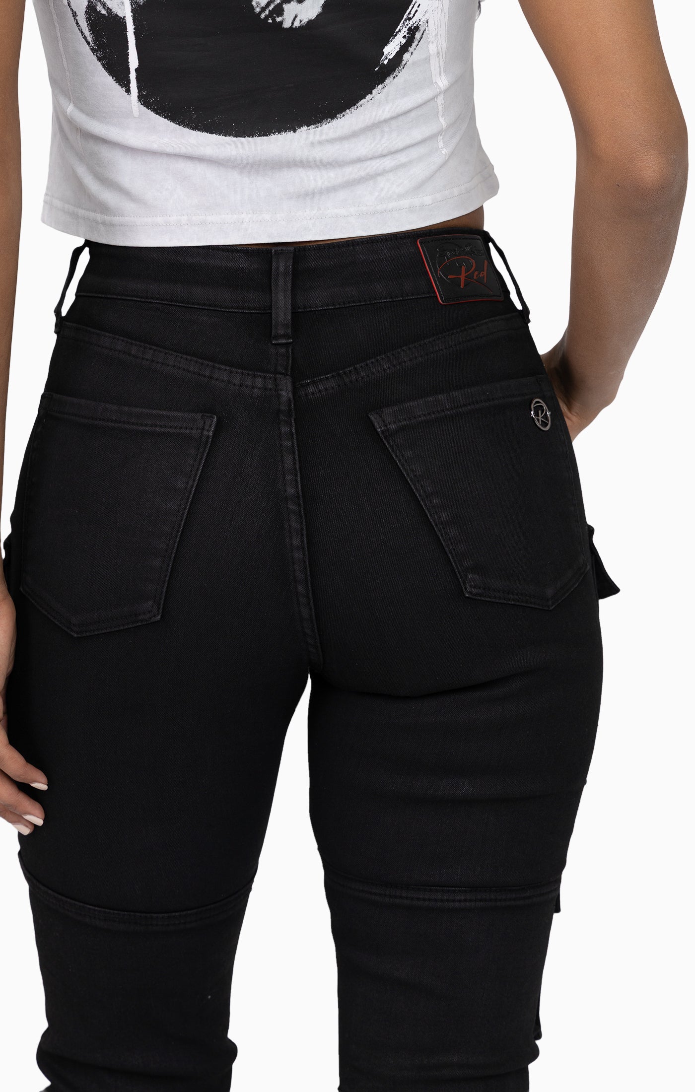 Cut-Line Utility Pants - Glow Black