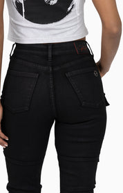 Cut-Line Utility Pants - Glow Black