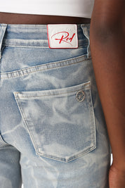 Wax Finish Utility Pants - Wave Blue