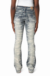 Wax Finish Utility Pants - Wayne Blue