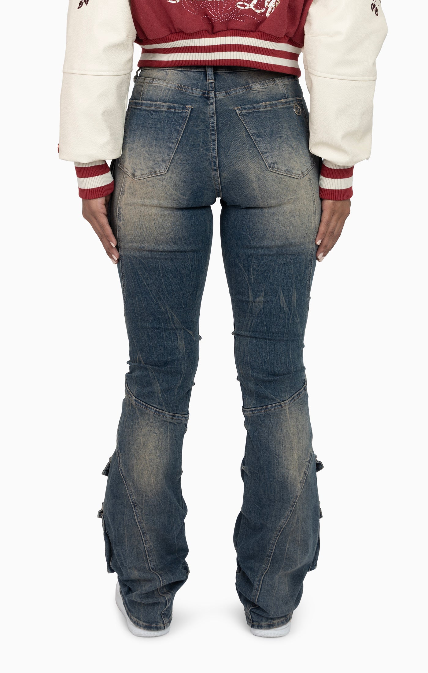 Double Flap Utility Pants - Acacia Blue
