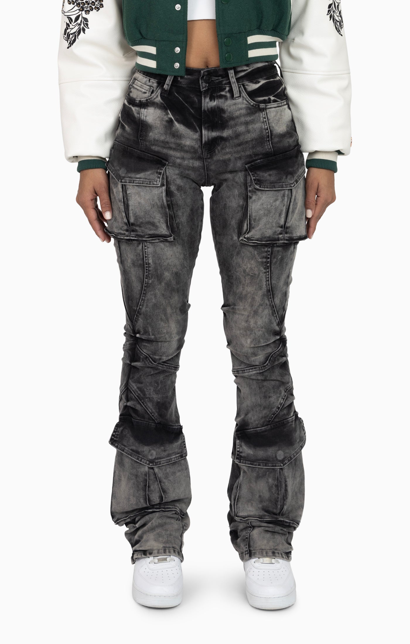 Double Flap Utility Pants - Ashfall Black