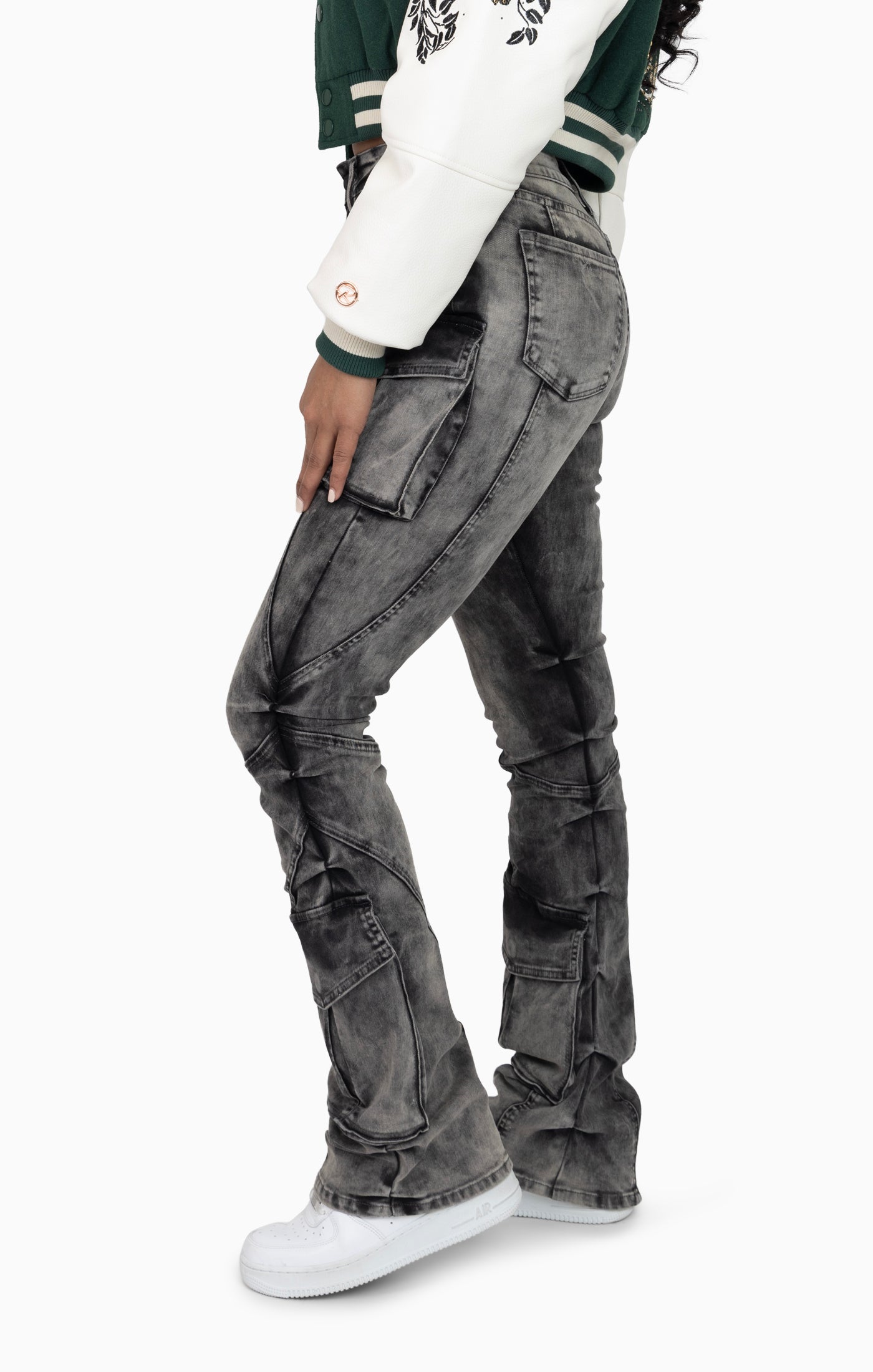 Double Flap Utility Pants - Ashfall Black