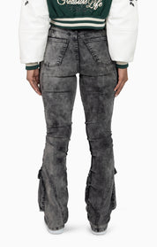 Double Flap Utility Pants - Ashfall Black