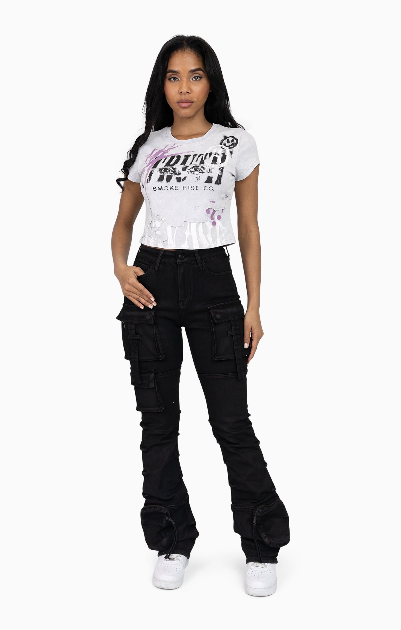 Faux Double Layered Tee - Microchip
