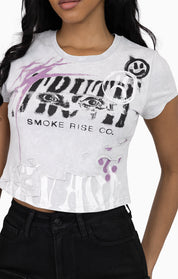 Faux Double Layered Tee - Microchip