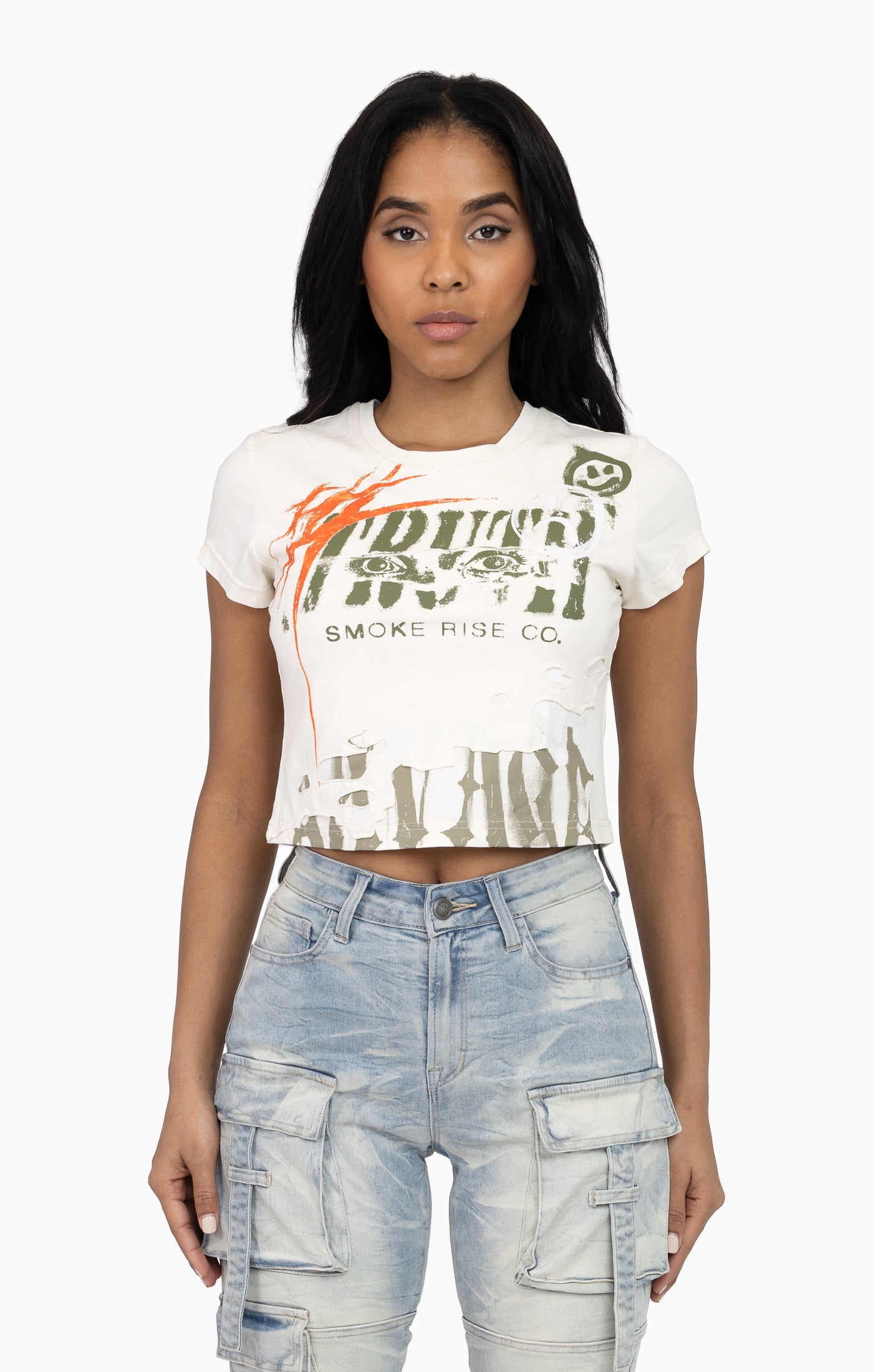 Faux Double Layered Tee - Turtle Dove