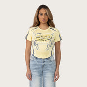 Cropped Sportcore T-Shirt - French Vanilla