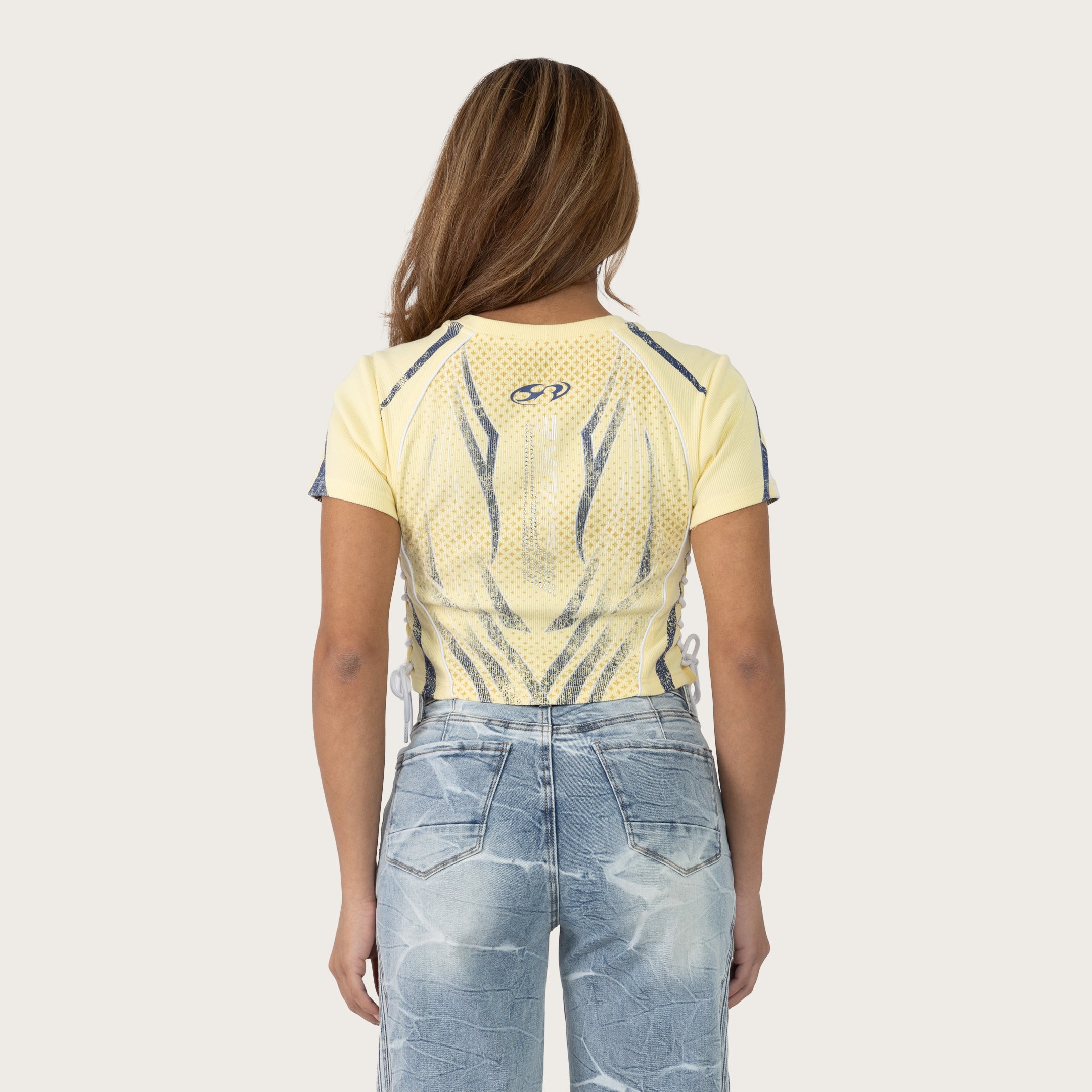 Cropped Sportcore T-Shirt - French Vanilla