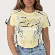 Cropped Sportcore T-Shirt - French Vanilla