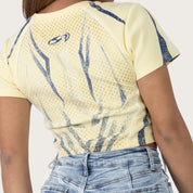 Cropped Sportcore T-Shirt - French Vanilla