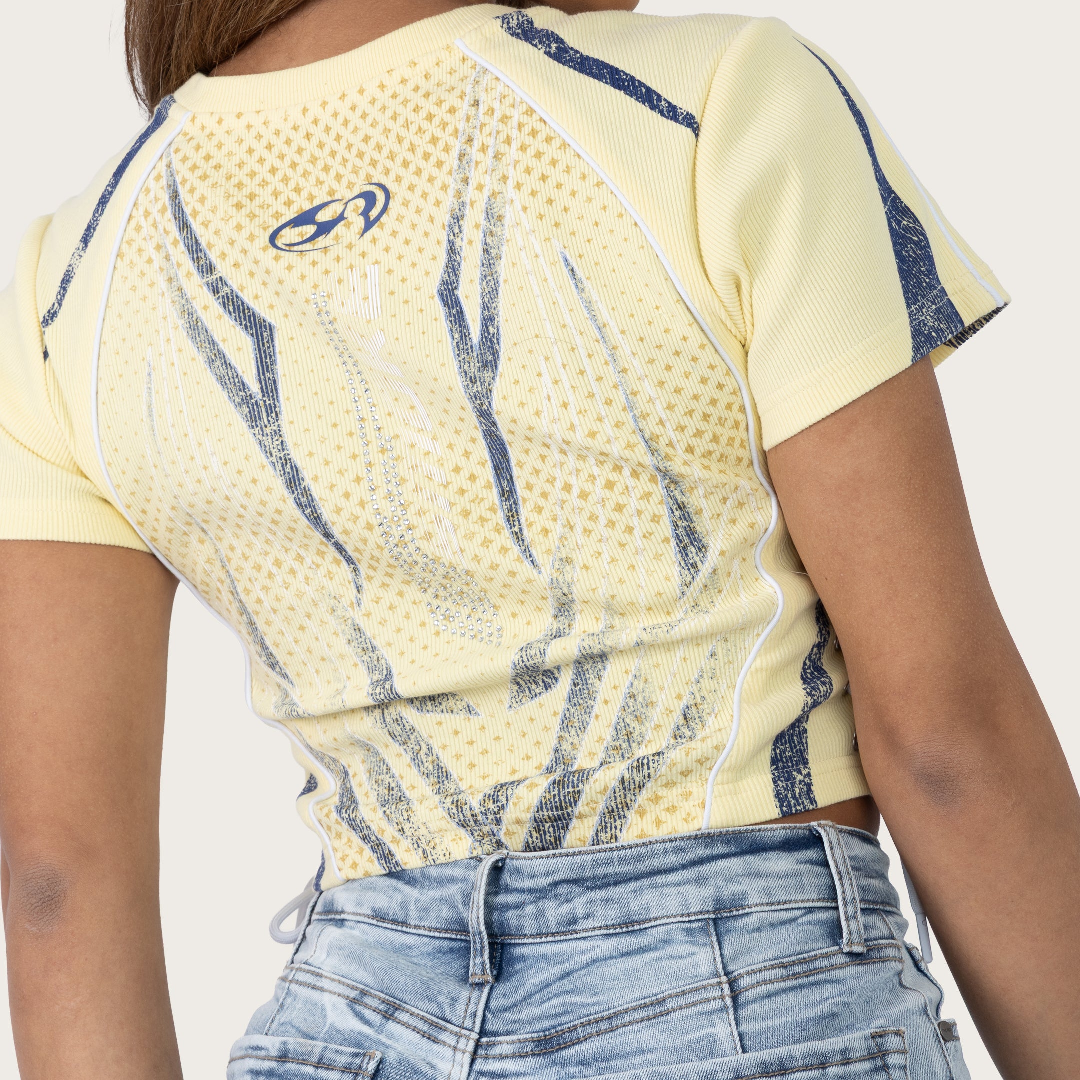 Cropped Sportcore T-Shirt - French Vanilla