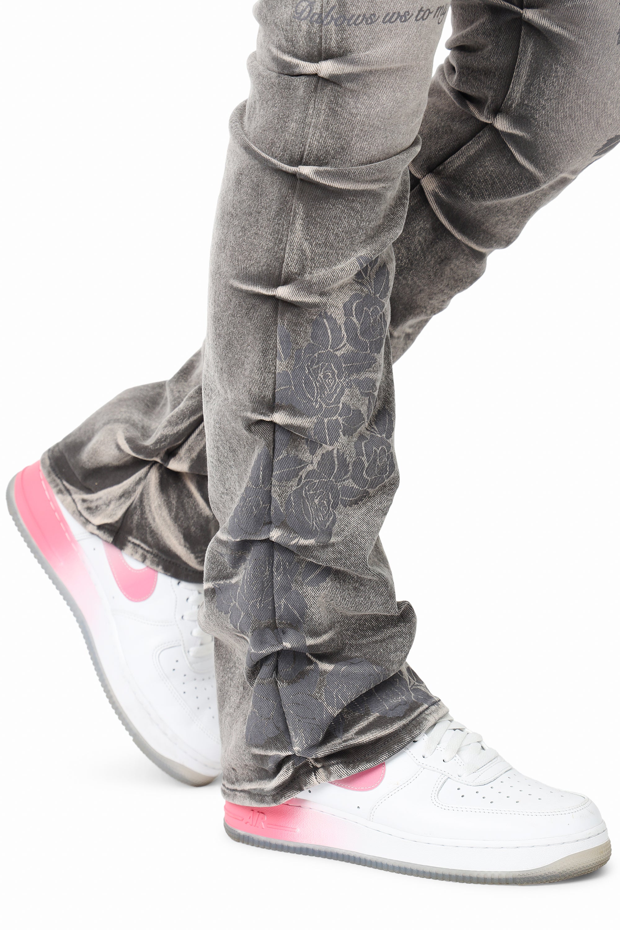 Embellished Twill Pants - Eiffel Tower