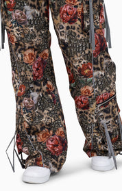 Strappy Utility Wide Leg Pants W/ Belt - Blushclaw Camo