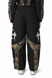 Paneled Camo Pants - Wood Camo