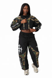 Paneled Camo Pants - Wood Camo
