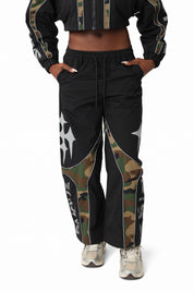 Paneled Camo Pants - Wood Camo