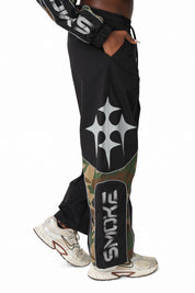 Paneled Camo Pants - Wood Camo