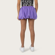 Windbreaker Bubble Skirt - Chalk Violet