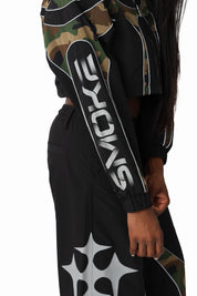 Paneled Camo Jacket - Wood Camo