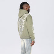 Oversized Fleece Tapestry Hoodie