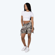Slouched Utility Windbreaker Shorts