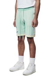 Jacquard Knit Shorts - Havana