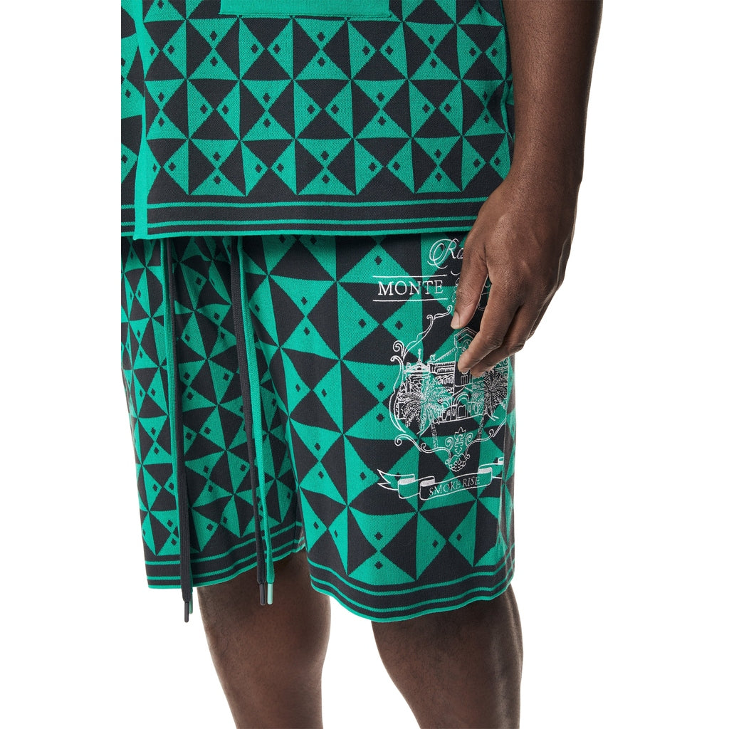 Smoke Rise Big and Tall Big and Tall - Jacquard Knit Shorts - Green