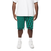 Smoke Rise Big and Tall Big and Tall - Jacquard Knit Shorts - Green