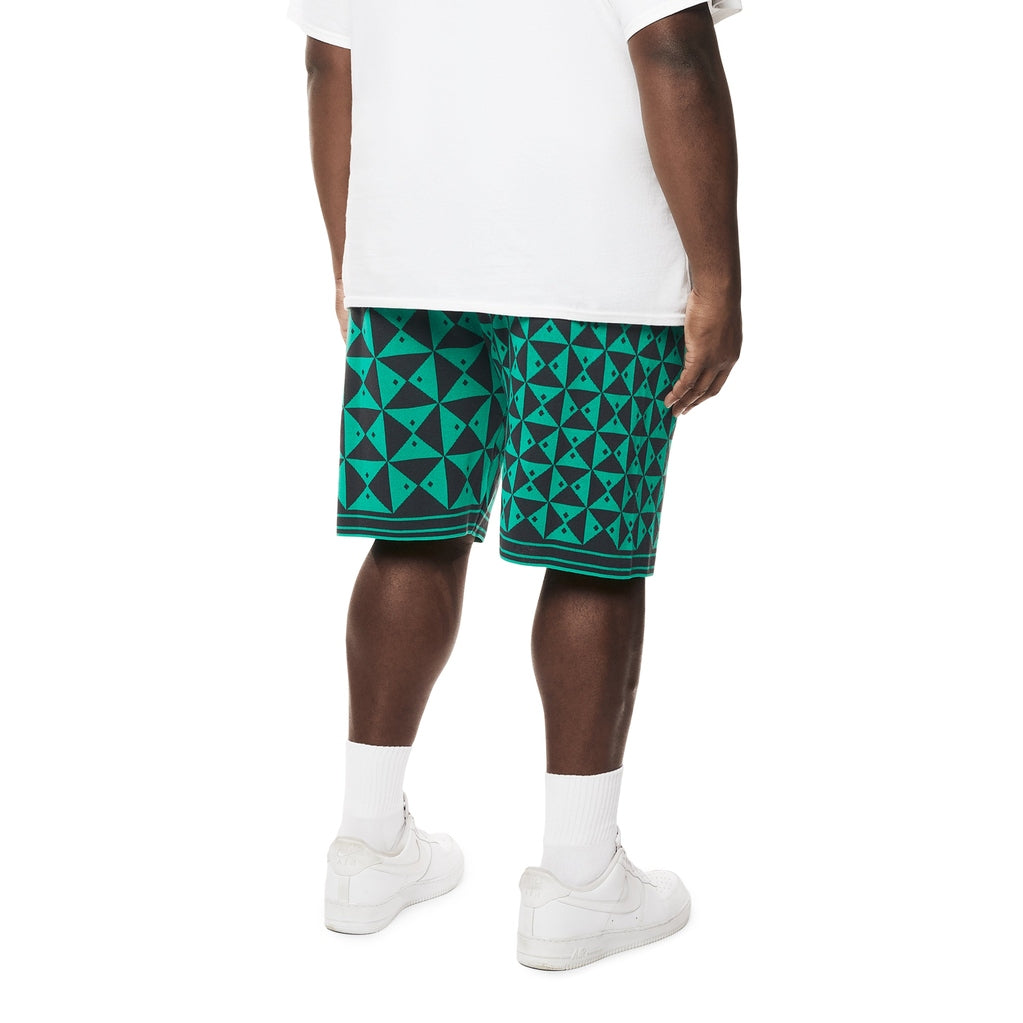 Smoke Rise Big and Tall Big and Tall - Jacquard Knit Shorts - Green