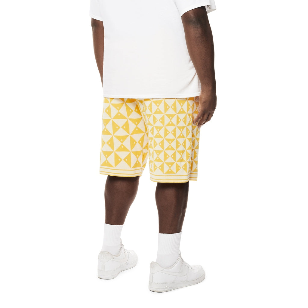 Smoke Rise Big and Tall Big and Tall - Jacquard Knit Shorts - Mari Gold