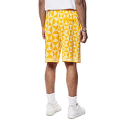 Smoke Rise Jacquard Knit Shorts - Mari Gold