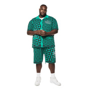 Smoke Rise Big and Tall Big and Tall - Jacquard Knit Shorts - Green