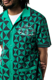 Jacquard Knit Shirt - Green