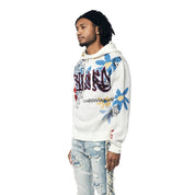 Smoke Rise Jacquard Sweater Hoodie - Ecru