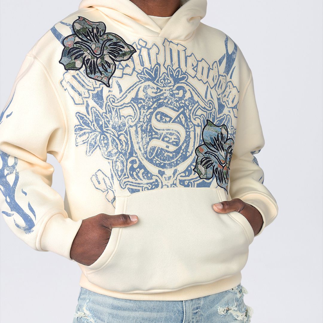 Oversized Fleece Tapestry Hoodie