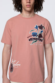 Run & Escape SS Tee - Ash Rose