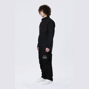 Smoke Rise Pitstop Canvas Jumpsuit - Black