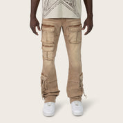 Lazy Stacked Utility Pants - Cavern