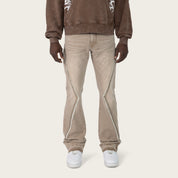 Lazy Stacked World Legacy Pants - Portabella