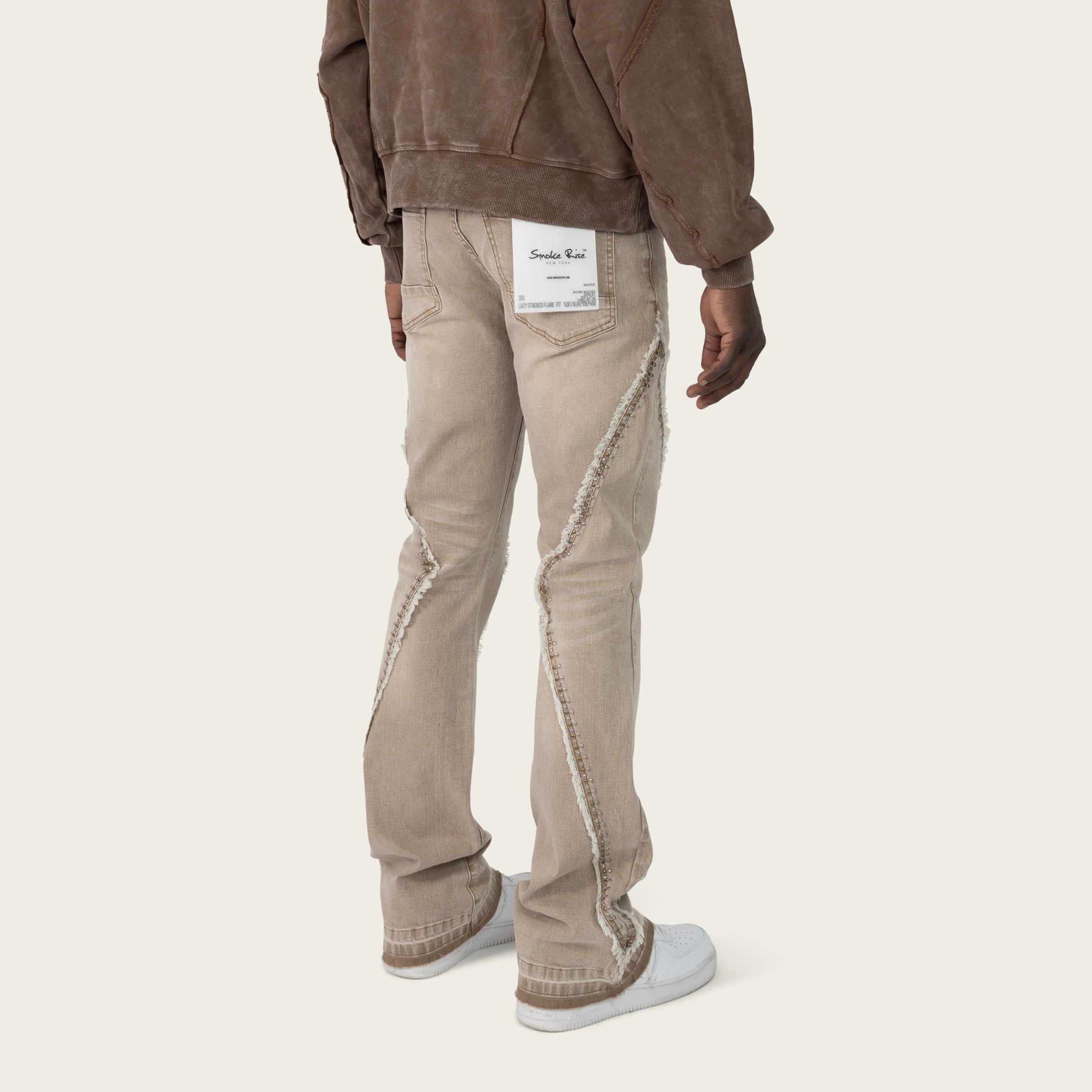 Lazy Stacked World Legacy Pants - Portabella