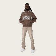 Lazy Stacked World Legacy Pants - Portabella