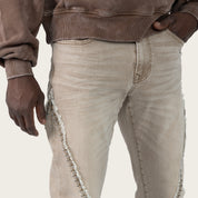 Lazy Stacked World Legacy Pants - Portabella