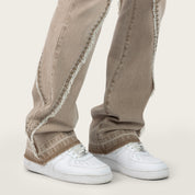 Lazy Stacked World Legacy Pants - Portabella