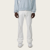 Lazy Stacked World Legacy Pants - White