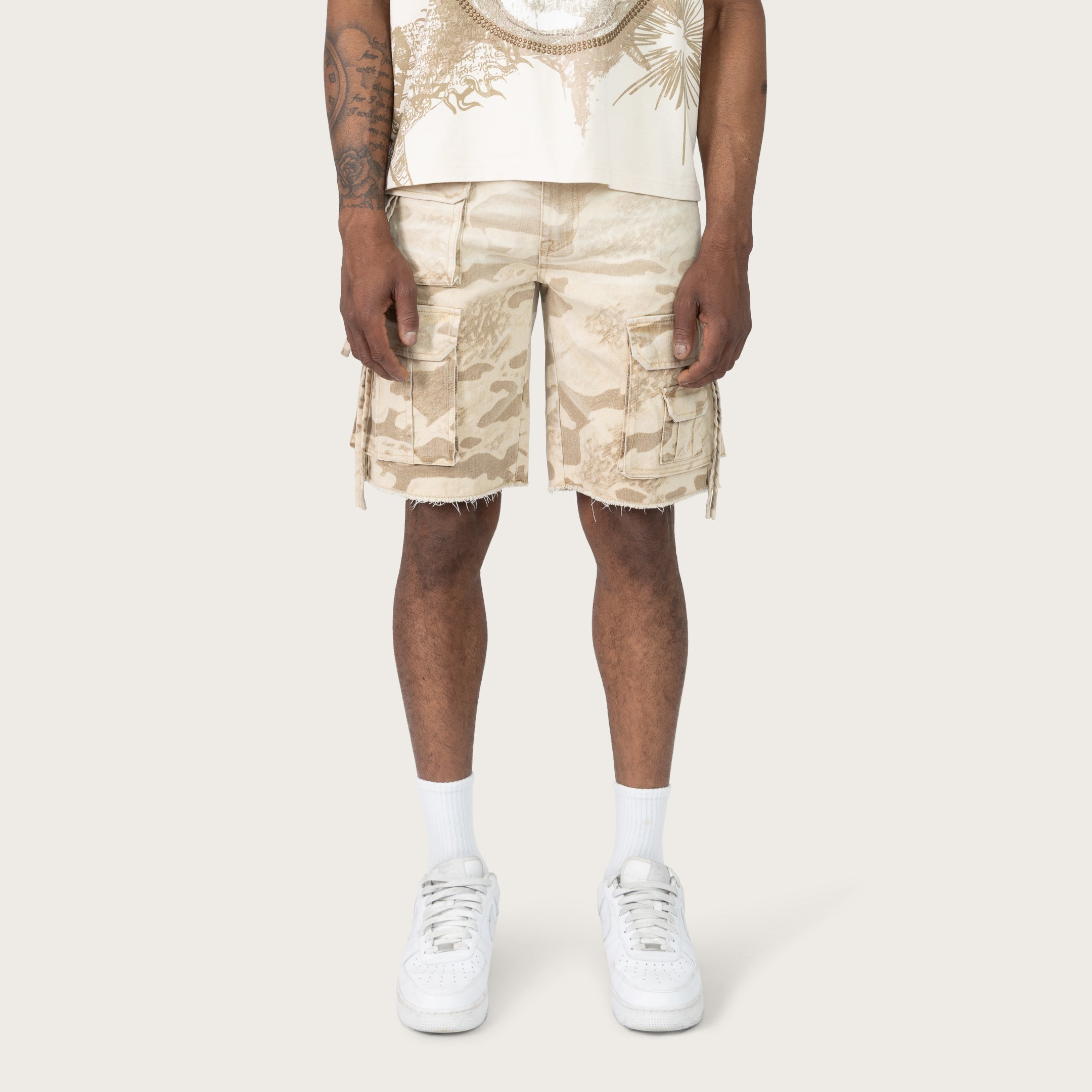 Comfort Utility Shorts - Sand