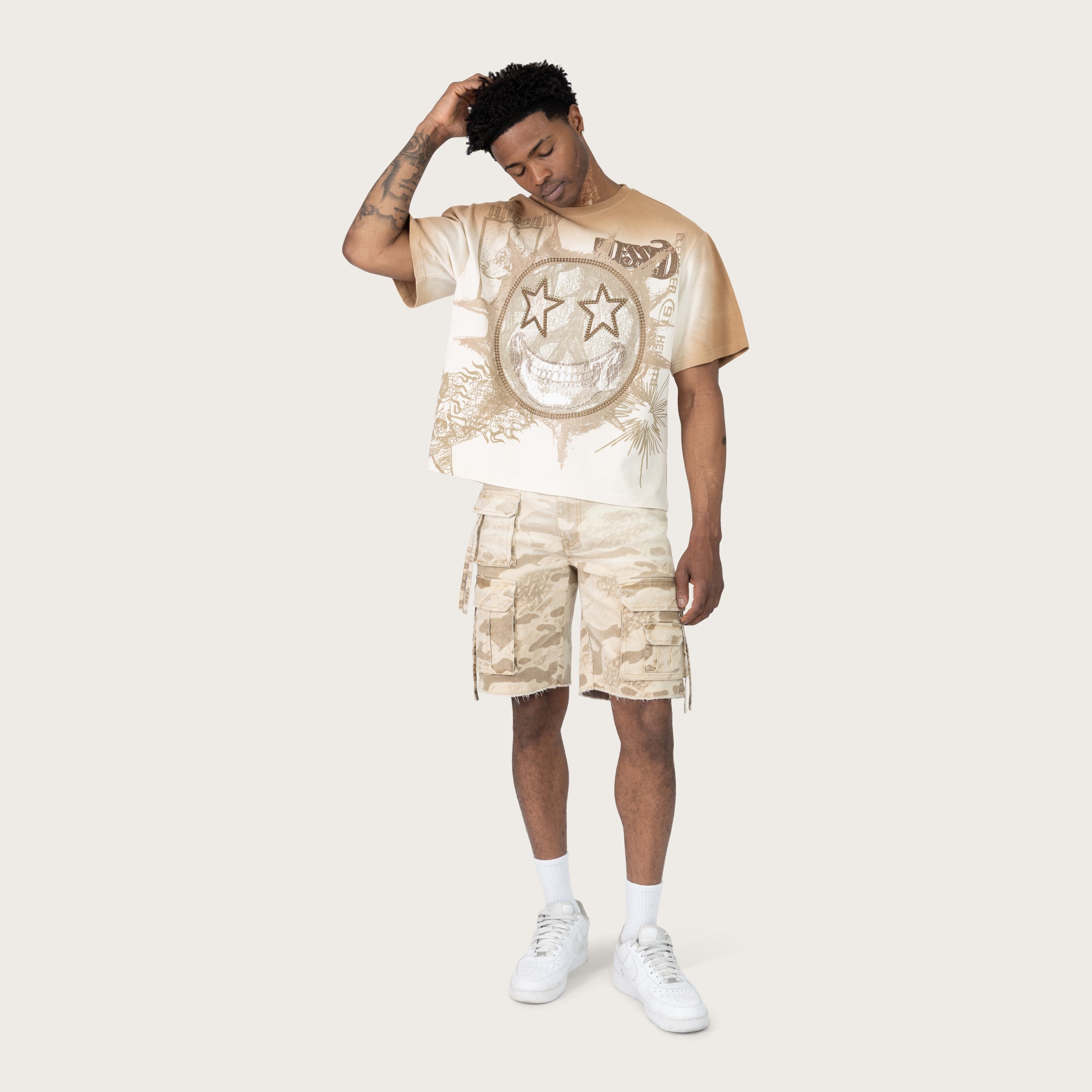 Comfort Utility Shorts - Sand