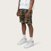 Comfort Utility Shorts - Wood Camo